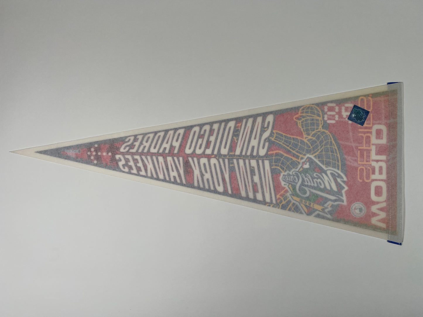 Vintage 1998 Padres vs. Yankees World Series Felt Pennant – Excellent Condition