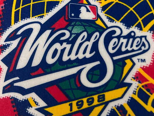 Vintage 1998 Padres vs. Yankees World Series Felt Pennant – Excellent Condition