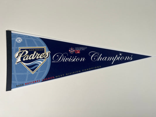 Vintage 2005 Padres NL West Division Champions Felt Pennant – Excellent Condition