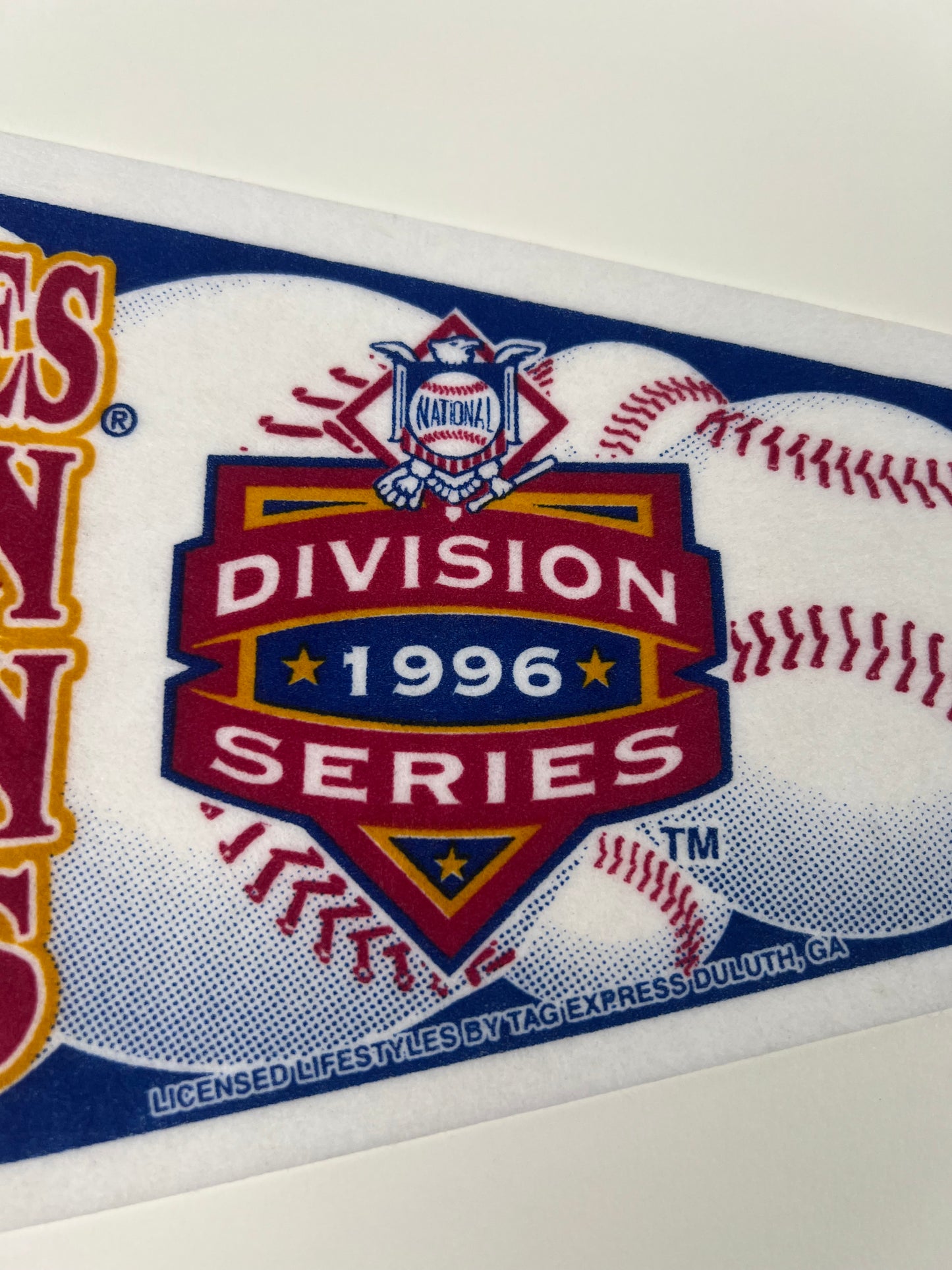 1996 San Diego Padres Western Division Champions Felt Pennant