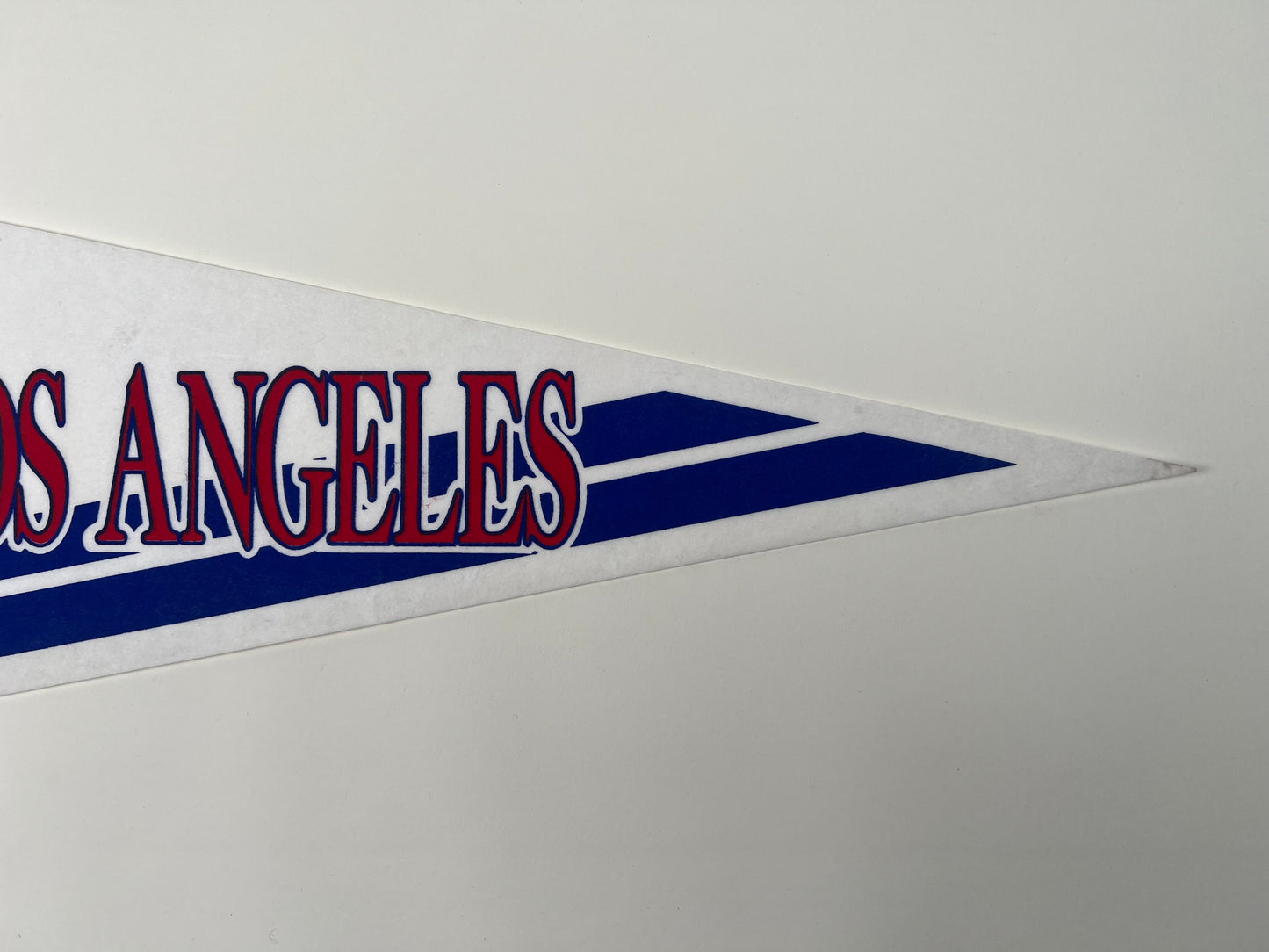 Vintage 1970s Dodgers “Los Angeles” Stadium Felt Pennant – Excellent Condition